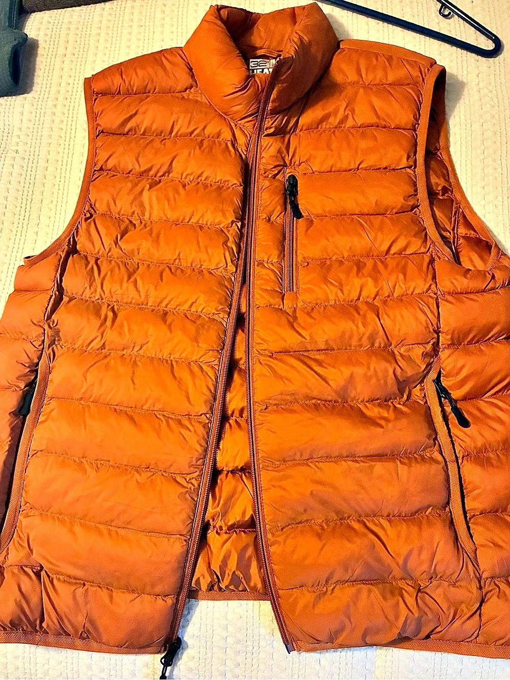 32 Degrees Lightweight Puffer Vest in Orange